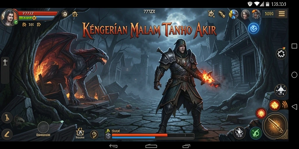 Gameplay menyeramkan 777ZX dengan suasana mencekam dan makhluk menakutkan.