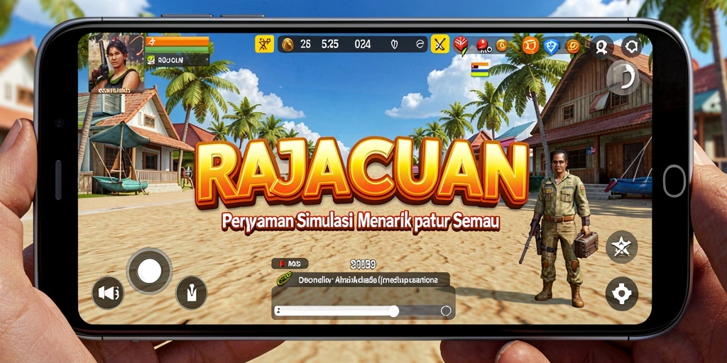 Tampilan gameplay menarik dalam game Simulation RAJACUAN.