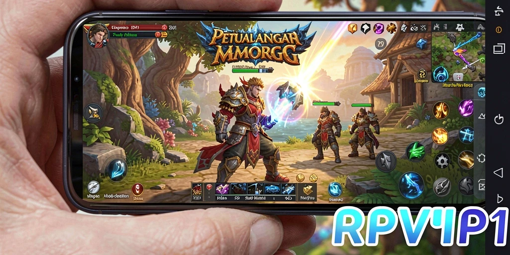 Tampilan gameplay RPG yang mendebarkan di RPVIP1.