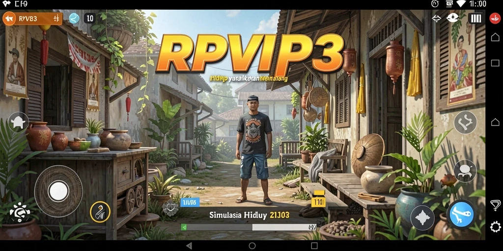 Tampilan gameplay RPVIP3 dengan grafis menawan.